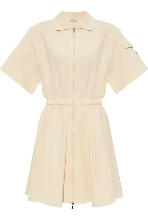Moncler Logo-appliqu?? cotton dress