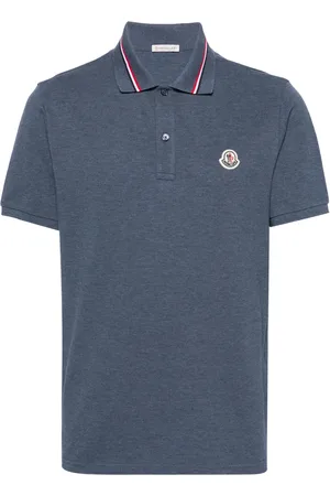 Moncler Logo-patch piqué polo shirt