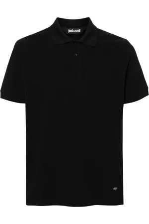 Roberto Cavalli Piqué-weave polo shirt