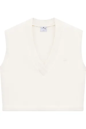 Courrèges Varsity logo-appliqu?? vest