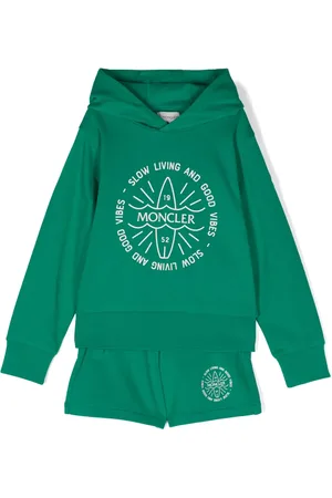 Moncler Logo-appliqué track shorts set