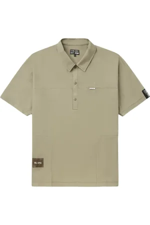 Izzue Logo-appliquéd polo shirt
