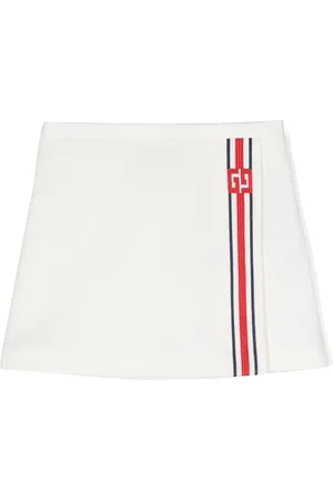 Gucci Interlocking-G piqu??-weave skirt