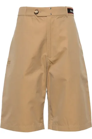 Alexander McQueen Logo-appliqu?? cotton shorts