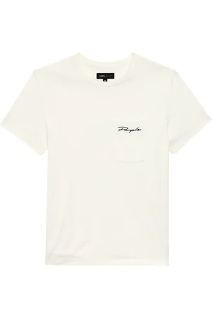 Purple Brand Script Pocket " " T-shirt
