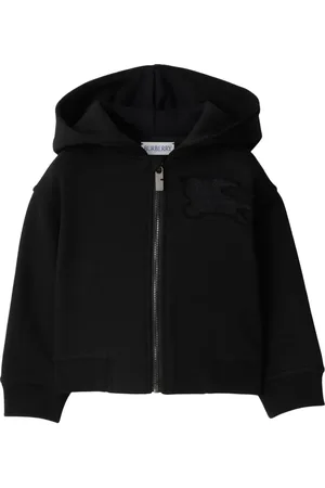 Burberry Equestrian Knight-appliqué cotton hoodie