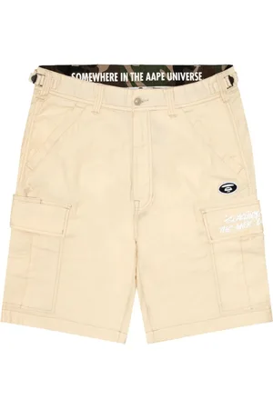 A Bathing Ape Logo-appliqu?? cargo shorts