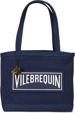 Vilebrequin Logo-appliqu??d cotton beach bag