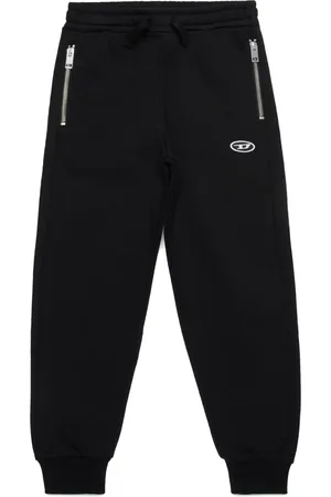 Diesel Logo-appliqué cotton track pants