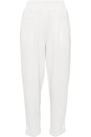 Varley M??lange-effect tapered trousers
