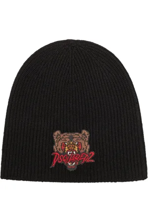 Dsquared2 Bear-appliqu?? wool beanie