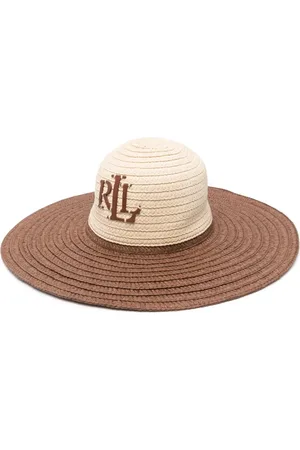 Ralph Lauren Logo-appliqu?? paper sun hat
