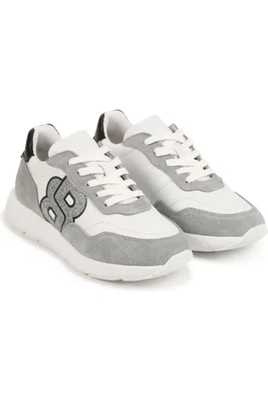 HUGO BOSS Logo-appliqué lace-up sneakers