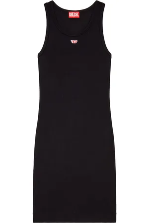 Diesel D-Tank-D logo-appliqué tank dress