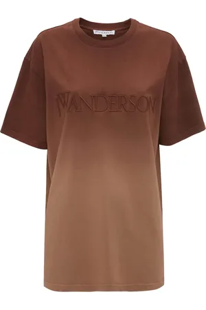 J.W.Anderson Ombr??-effect organic cotton T-shirt