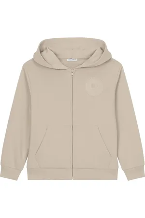 Dolce & Gabbana Logo-appliqué zipped cotton hoodie