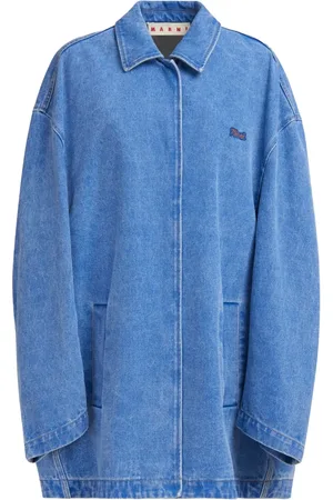 Marni Logo-appliqué denim jacket