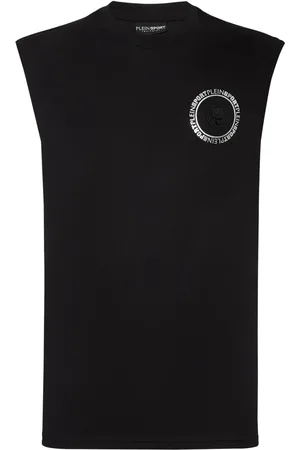 Philipp Plein Logo-appliqu?? crew-neck tank top