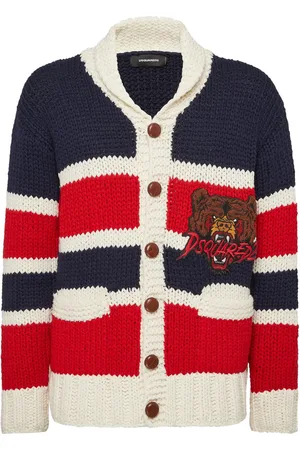 Dsquared2 Logo-appliqu?? zipped cardigan