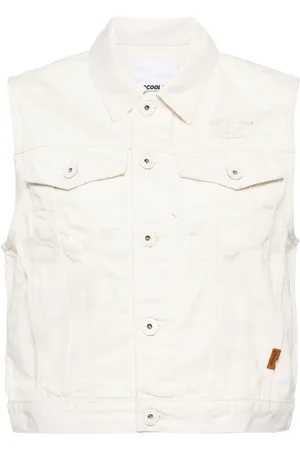 Chocoolate Logo-appliqu?? cotton vest
