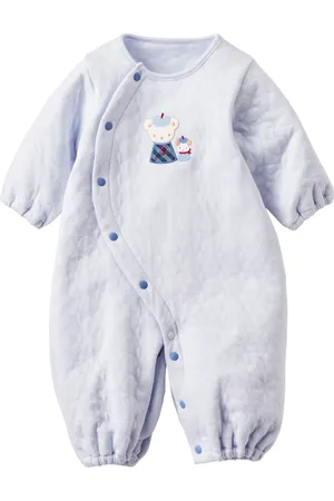 Familiar Appliquéd cotton-blend romper