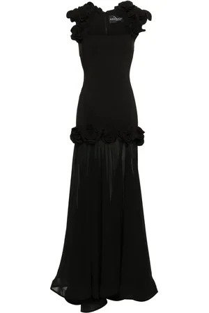 Ana Radu Floral-appliqu?? dress