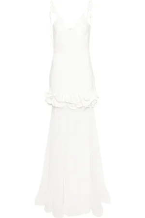 Ana Radu Floral-appliqu?? dress