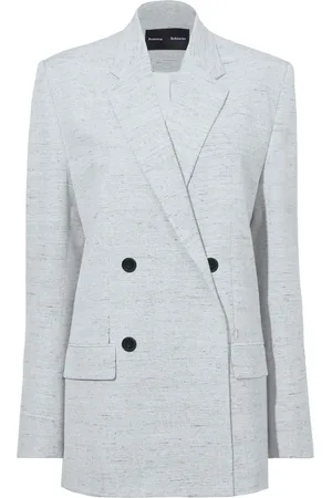 Proenza Schouler Hadley mélange-effect blazer