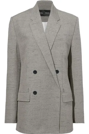 Proenza Schouler Hadley mélange-effect blazer