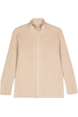 Issey Miyake Cargo plissé-effect jacket