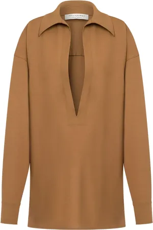 Serafini Plunging V-neck blouse