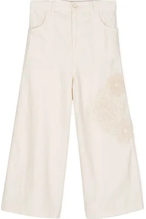 ZIMMERMANN Halliday floral-appliqué trousers