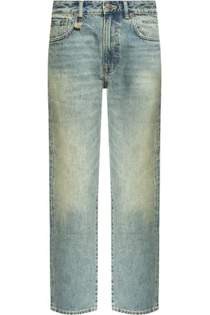 R13 Logo-appliqué straight jeans