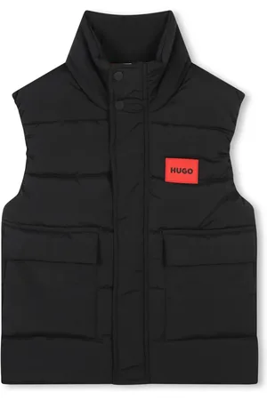 HUGO BOSS Logo-appliquéd quilted gilet
