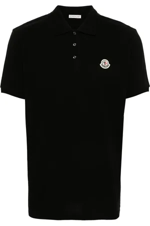 Moncler Logo-appliqué piqué polo shirt