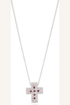 Damiani 18kt white gold Belle ??poque diamond necklace