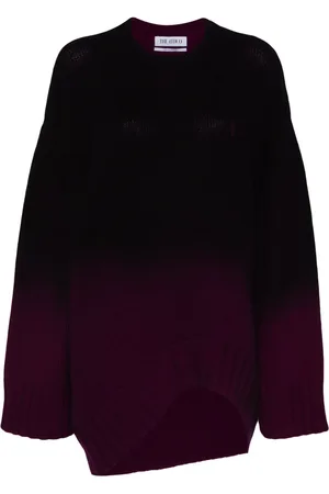 The Attico Ombré-effect long-length jumper