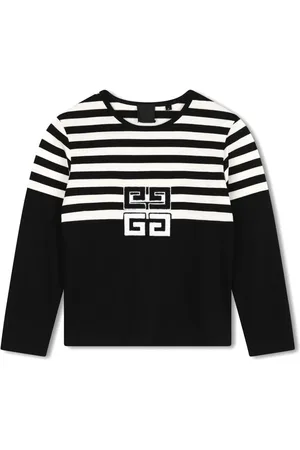 Givenchy 4G-appliqu?? striped T-shirt