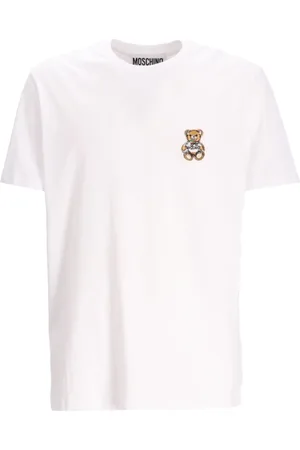 Moschino Teddy bear appliqué cotton t-shirt