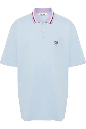WALES BONNER Air piqué polo shirt