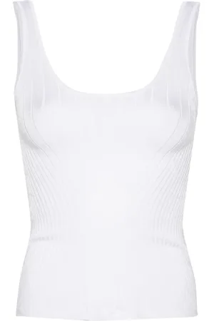 MUGLER Knitted tank top