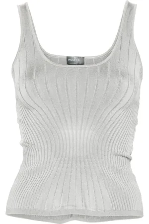 MUGLER Knitted tank top