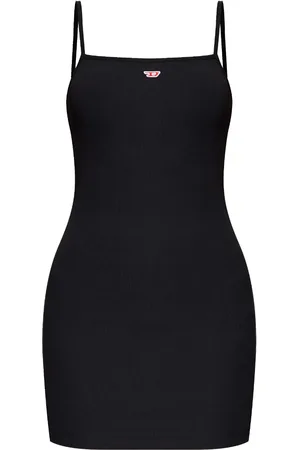 Diesel D-Hopy-D logo-appliqué mini dress