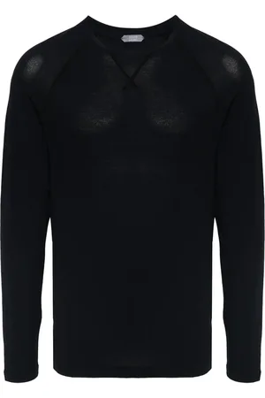 ZANONE Piqué-weave cotton jumper