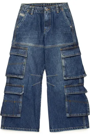 Diesel Dark faded straight jeans - D-Sire Cargo