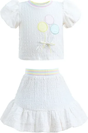 Mimi Tutu Boucl?? skirt and top set
