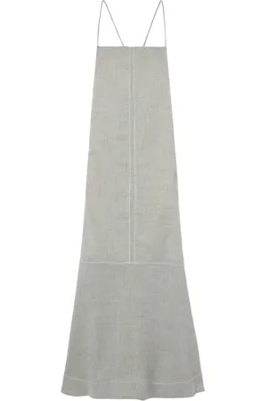 Ganni M??lange tied maxi dress