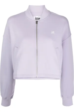 Izzue Appliqu??d zip-up sweatshirt