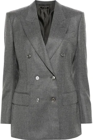 Tom Ford Mélange double-breasted blazer