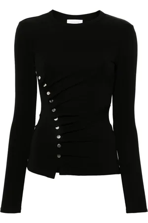 Paco rabanne Drapé jersey top